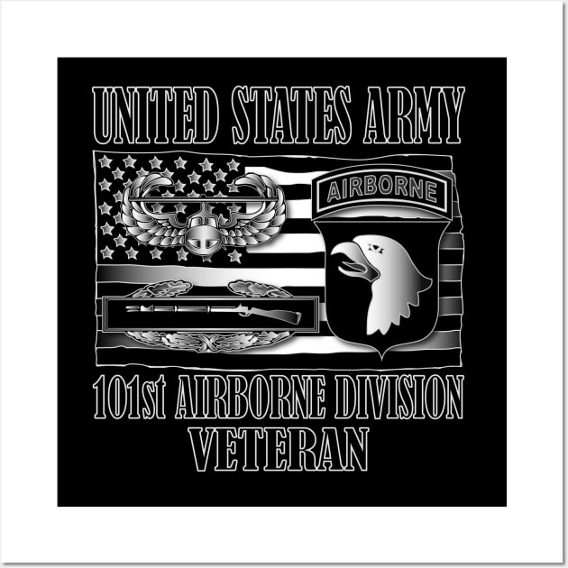 101st Airborne Division- Combat Veteran Wall Art by Relaxed Lifestyle Products